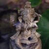 2021_1216_18150000 Dokra Statue of Lord Ganesha - Large Size in sitting position