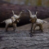 Dokra Toy Elephant home decor pair