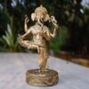 Large Dokra Statute of Dancing Ganesha