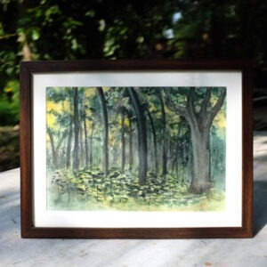 Original watercolour painting - Lodhasuli Forest