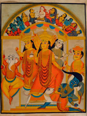 atachitra_Durga_uttam_chitrakar_pingla_bengal