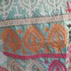 Gujrati stitch on Bishnupur katan silk saree multi coloured (3) Gujrati stitch onBishnupur katan silk saree multi coloured