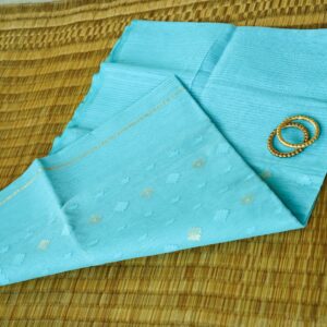 Blue Jamdani Saree Bangladesh