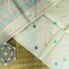 Off White TANGAIL SAREE 100% Cotton