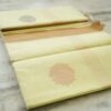 GREEN TANGAIL SAREE WITH BROWN PAAR 100% Cotton