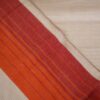 WhatsApp Image 2024-04-03 at 6.14.24 PM RED AND ORANGE PAAR TANGAIL SAREE 100% Cotton