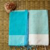 WhatsApp Image 2024-04-03 at 6.14.29 PM (2) BLUE TANGAIL SAREE. 100% Cotton