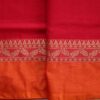 ORANGE TANGAIL SAREE. 100% Cotton .