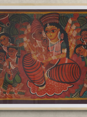AUTHENTIC PATACHITRA PAINTING DURGA 100% HAND PAINTED