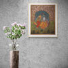 Authentic Pattachitra Radha Krishna Painting - 1 Pcs