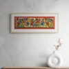 Authentic Pattachitra Scroll Dancing Figures  - 1 Pcs