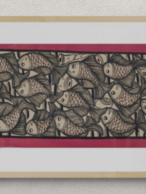 Authentic Fish Scroll Pattachitra