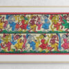 AUTHENTIC PATACHITRA DANCING FIGURE SCROLL 100% HAND PAINTED
