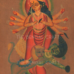 Pattachitra Mahisasurmardini Painting