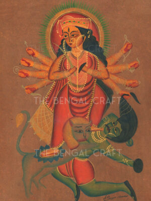 Pattachitra Mahisasurmardini Painting