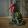 Bokocchop-sukumar-roy Bokocchop (বকচ্ছপ) hand-painted collectible miniature inspired by Sukumar Roy’s Abol Tabol, featuring the whimsical stork-tortoise hybrid on a display base