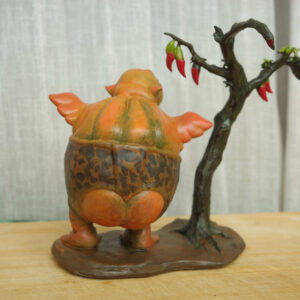 Kumro Potas (কুমড়ো পটাশ) | Abol Tabol Collectible Miniature 3 Rear view of the Kumro Potas collectible figure