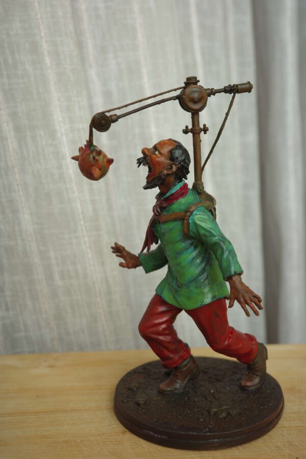 Khuror-kol-sukumar-roy Hand-painted Khuror Kol miniature from Sukumar Roy Abol Tabol