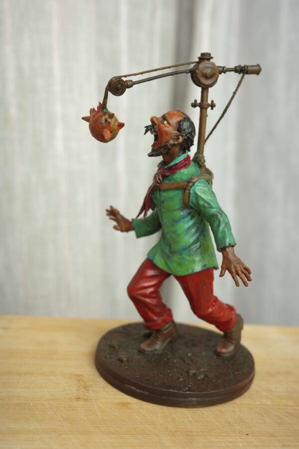 Khuror-kol-sukumar-roy Hand-painted Khuror Kol miniature from Sukumar Roy Abol Tabol