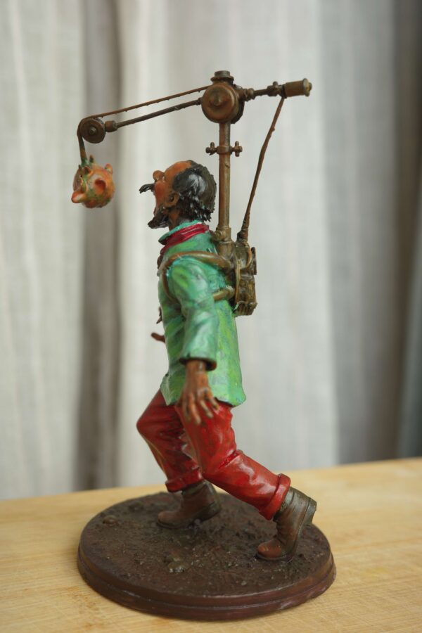 Khuror-kol-sukumar-roy Hand-painted Khuror Kol miniature from Sukumar Roy Abol Tabol