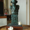 Rabindranath Tagore Bust | Inspired by Ramkinkar Baij | Bengal Heritage Collection 2 Hand-painted Rabindranath Tagore collectible bust inspired by Ramkinkar Baij, mounted on a wooden display base